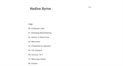 Desktop Screenshot of nadinebyrne.com